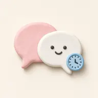 Clay chat bubbles